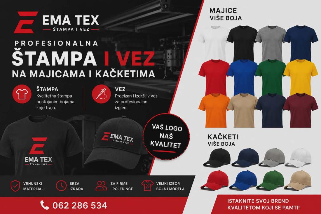 Detalj EMA TEX radne i medicinske odjeće